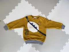 スウェットシャツ マスタード 100cm