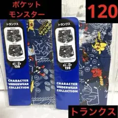 ポケットモンスター　トランクス　下着　パンツ　120 キャラクターパンツ　2枚