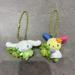 サンリオキャラクターズ　よつばのクローバーマスコット　ウサハナ　シナモン