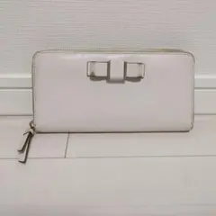 ！値下げ！COACH リボン ラウンドファスナー 長財布