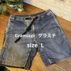 Gramicci デニム ショートパンツ ハーフパンツ　サイズ Lのサムネイル