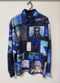 新品未使用タグ付き【エヴァコラボ】コラージュプリントシャツ HARE レイ