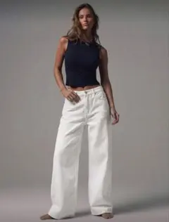 MUSERA SHEIN 未使用 タグ付き ワイド デニムパンツ 韓国