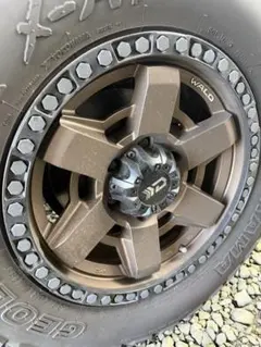 こ*ん様 プラド150 ヨコハマ X-AT 265/65R17 ブロンズアルミホ - メルカリ
