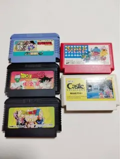 【動作確認済】ファミコン ゲームソフトセット　5本　ドラゴンボールなど