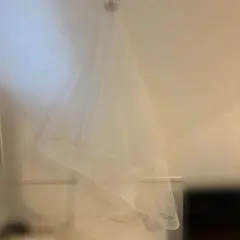 ホワイト ウェディングベールと手袋 セット