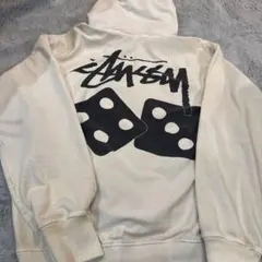 Stüssy ダイスプリント パーカー クリーム