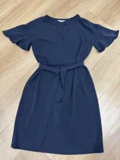 NATURAL BEAUTY BASIC ネイビー ワンピース S