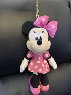 ミニーマウス ぬいぐるみ チェーン付き ミニーの日