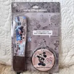 新品未使用 ☆ ディズニー カメラストラップ 35周年 一眼レフ パッケージ破損