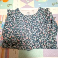 Petit Bateau フラワープリントカーディガン　74