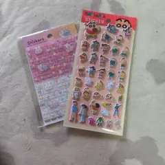 クレヨンしんちゃん＆動物キャラクターシールセット