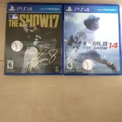 PS4 MLB THE SHOW 14と17 輸入版 まとめ売り バラ売り不可