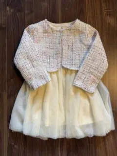 フォーマルドレス　ジャケット＋ワンピースセット　120