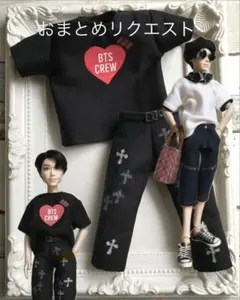 BTS ドール服 Tシャツ＆パンツセット　J-hope