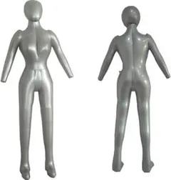 エアー 全身 マネキン たためる 軽い ぶら下げ可 空気 女性