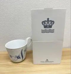 新品未使用 Royal Copenhagen 青い花柄マグカップ N