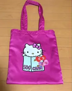 ハローキティ展　京都限定　ピンク　ポーチ　トートバッグ　カラビナミニポーチ ハローキティ展 京都限定 ピンク ポーチ トートバッグ カラビナ
