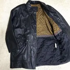 中綿 レザージャケット