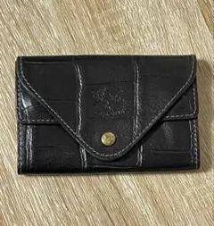 【IL BISONTE 】イルビゾンテ クロコエンボスレザー コインケース 財布