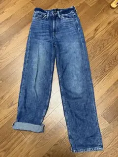 最終お値下げ　H&M DIVIDED デニム　ロールアップ