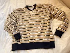 BAYFLOW ストライプ 七分袖カットソー