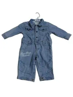 80cmベビーオーバーオールデニムロンパース 男❤️女❤️