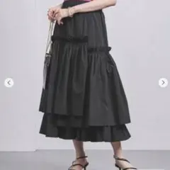 UNITEDARROWSティアードフリルスカート