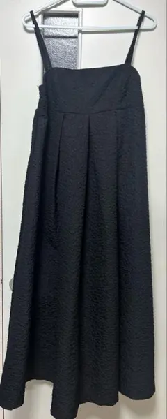 エンボス ロングワンピース