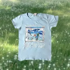Frutiger Aero Tシャツ ライトブルー y2k フルティガーエアロ