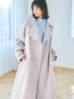 【dazzlin】ダブルブレスト ロングコート