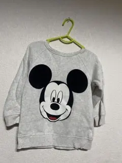 H&M ミッキーマウス トレーナー 98cm グレー
