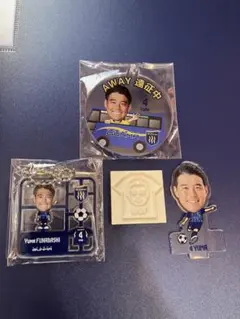 ザスパ群馬ガチャ 船橋勇真選手 キーホルダー、スタンプ型アクスタ3点セット