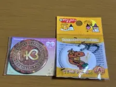 2点セット セブンイレブン限定 ぐでたま チャーム セーラームーン 缶ミラー