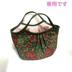 リバティ　手短マチ付きグラニーバックLサイズ