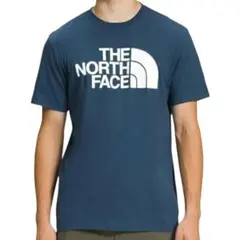 【アメリカモデル】ノースフェイス ハーフドームTシャツ XLサイズ ブルー系