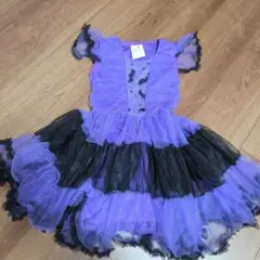 【訳あり】ハロウィン　魔女　仮装　キッズ　コスプレ　女の子110-120