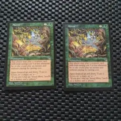 MTG 魔の魅惑/Aluren 英語版 TMP 緑 R 2枚 - メルカリ