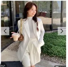 birthdaybash ジレ ベスト　ホワイトジレ　ホワイトベスト