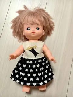 ハンドメイド メルちゃん ワンピース ハート柄