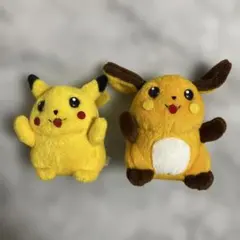 【当時物・希少】1998年 ポケモン ぬいぐるみ ピカチュウ＆ライチュウ セット
