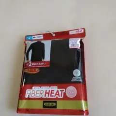 CLOSSH FIBER HEAT ブラック M　長袖タートルネック