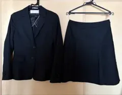 コナカ レディーススーツ 11号　黒　イングリッシュガール　入学