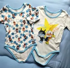 アンパンマン 長袖 ロンパース 肌着