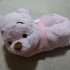 【新品未使用タグ付き】くまのプーさん ティッシュボックスカバー 桜 ピンク