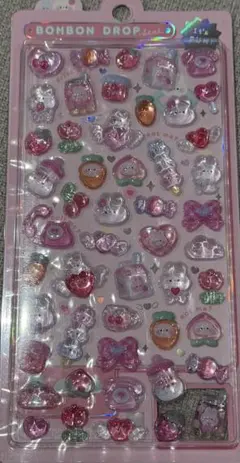 正規品　クーリア　ボンボンドロップシール　ももいろボンボン　うさぎ