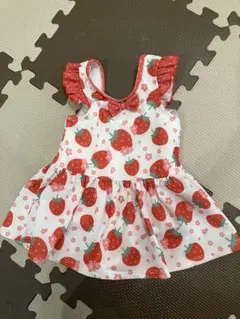 ＊美品！＊女の子 水着 イチゴ ワンピース 西松屋 90