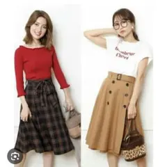 Apuweiser-riche リバーシブルスカート