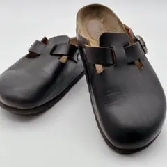 美品】BIRKENSTOCK KYOTO ブラック レザー 42 - メルカリ
