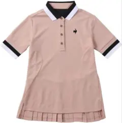 ルコックスポルティフ ゴルフ　バックプリーツ 5分丈袖 太め袖リブ　サイズM